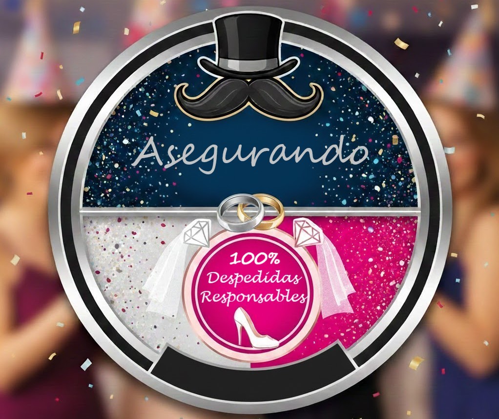 Sello de garantía de seguro de responsabilidad civil para la organización de despedidas de soltero y eventos en Galicia