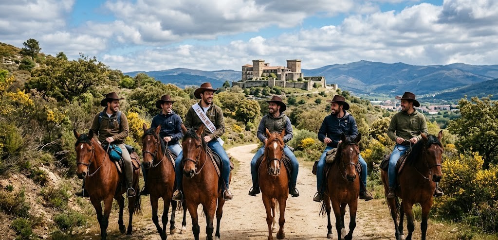 Rutas a caballo en Verín Monterrei para despedidas