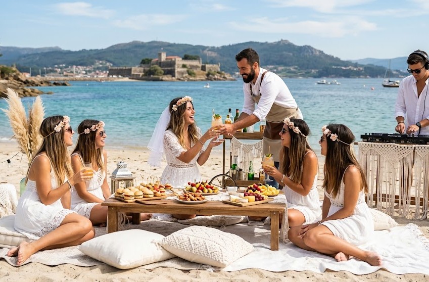 Despedida de soltera Boho Chic en Baiona