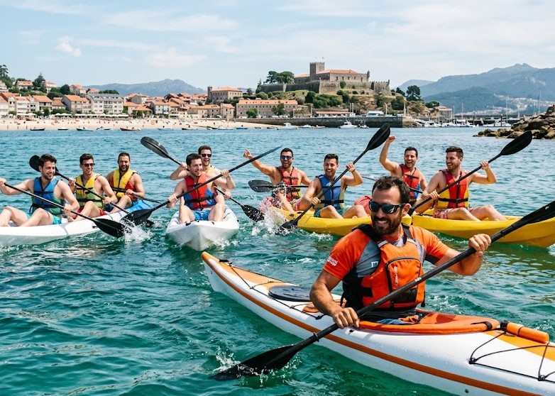 Kayak en Baiona